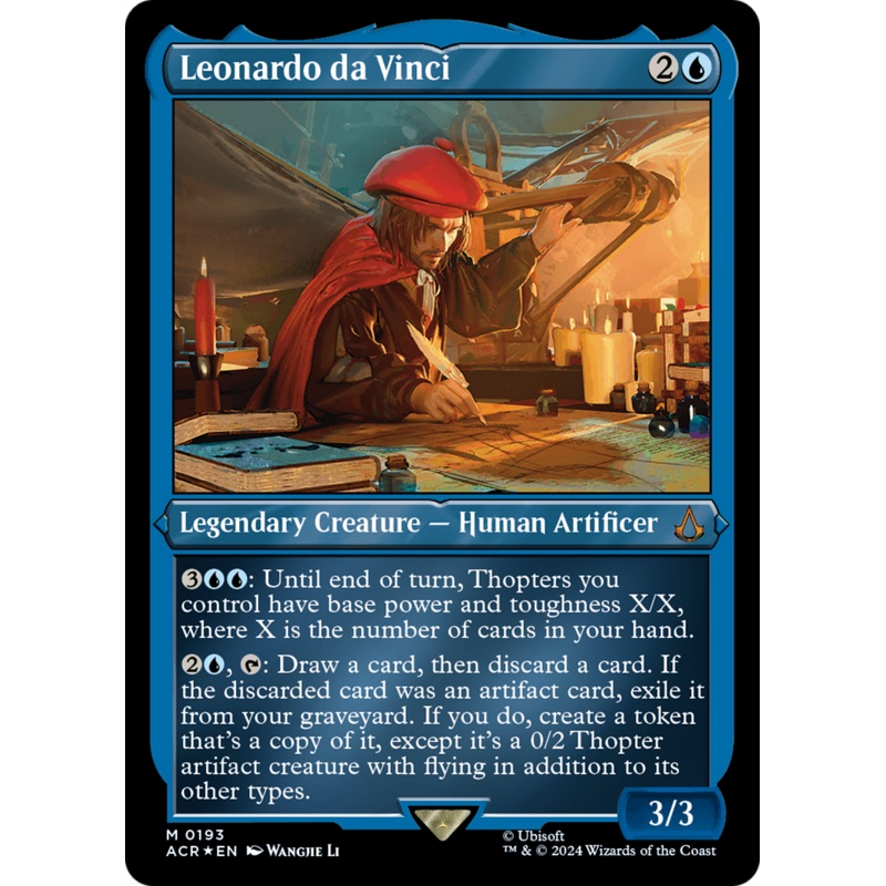 Leonardo da Vinci (Foil Etched) [Assassin's Creed]