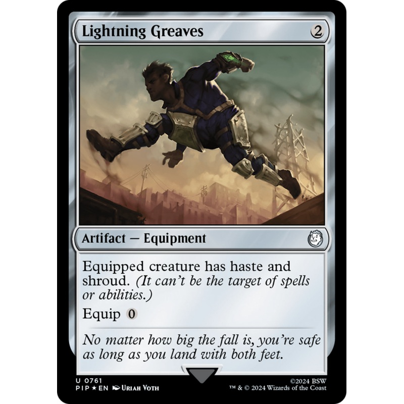Lightning Greaves (Surge Foil) [Fallout]