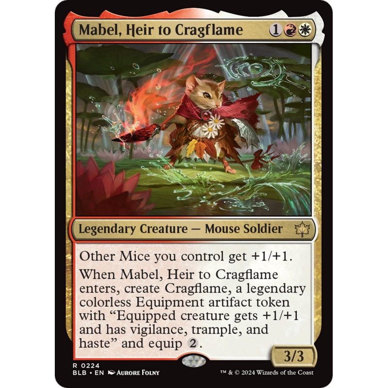 Mabel, Heir to Cragflame [Bloomburrow]