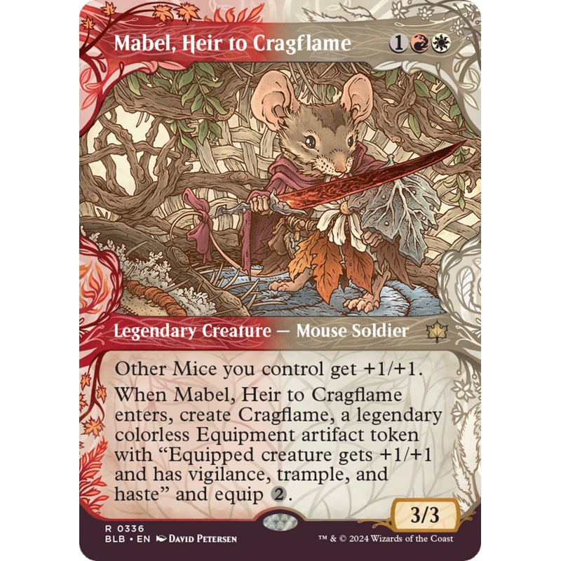 Mabel, Heir to Cragflame (Showcase) [Bloomburrow]