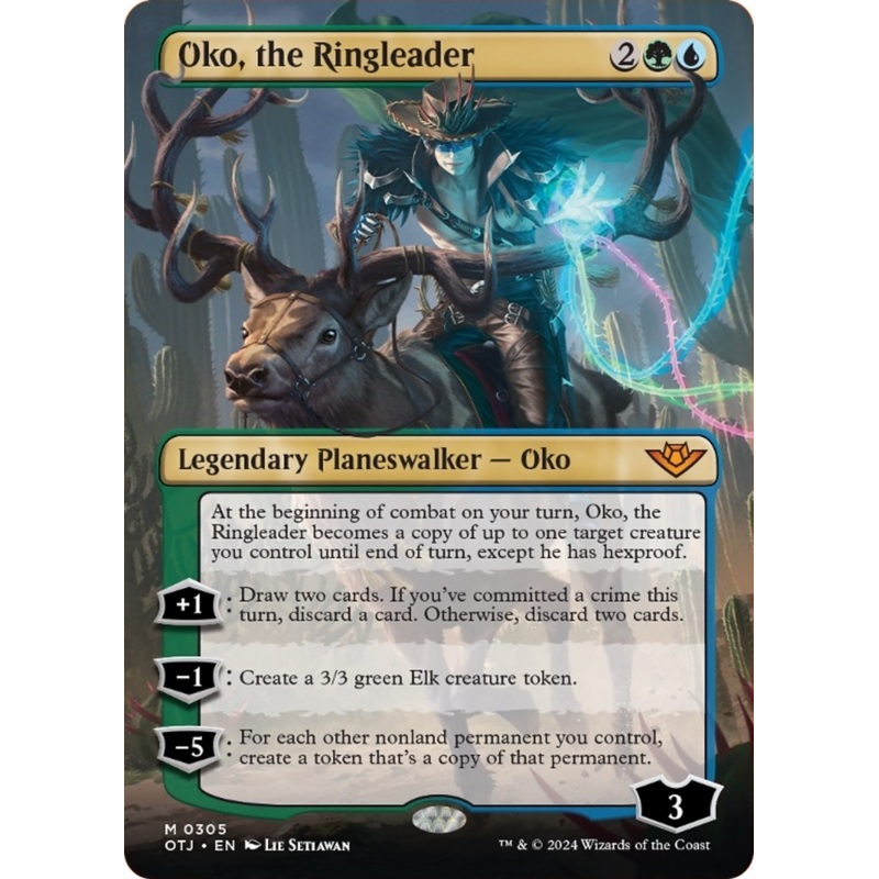 Oko, the Ringleader (Borderless) [Outlaws of Thunder Junction]