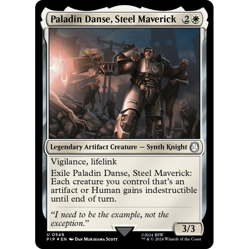 Paladin Danse, Steel Maverick (Surge Foil) [Fallout]