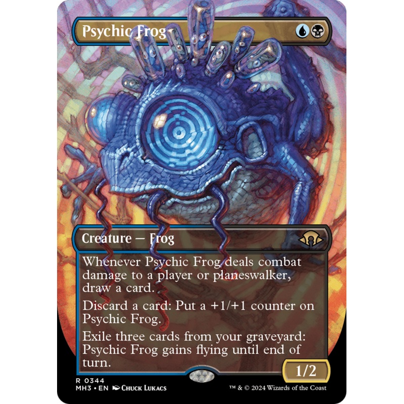 Psychic Frog (Borderless) [Modern Horizons 3]