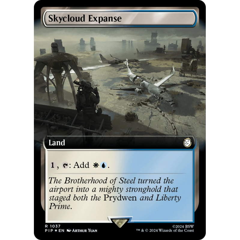 Skycloud Expanse (Extended Art) (Surge Foil) [Fallout]