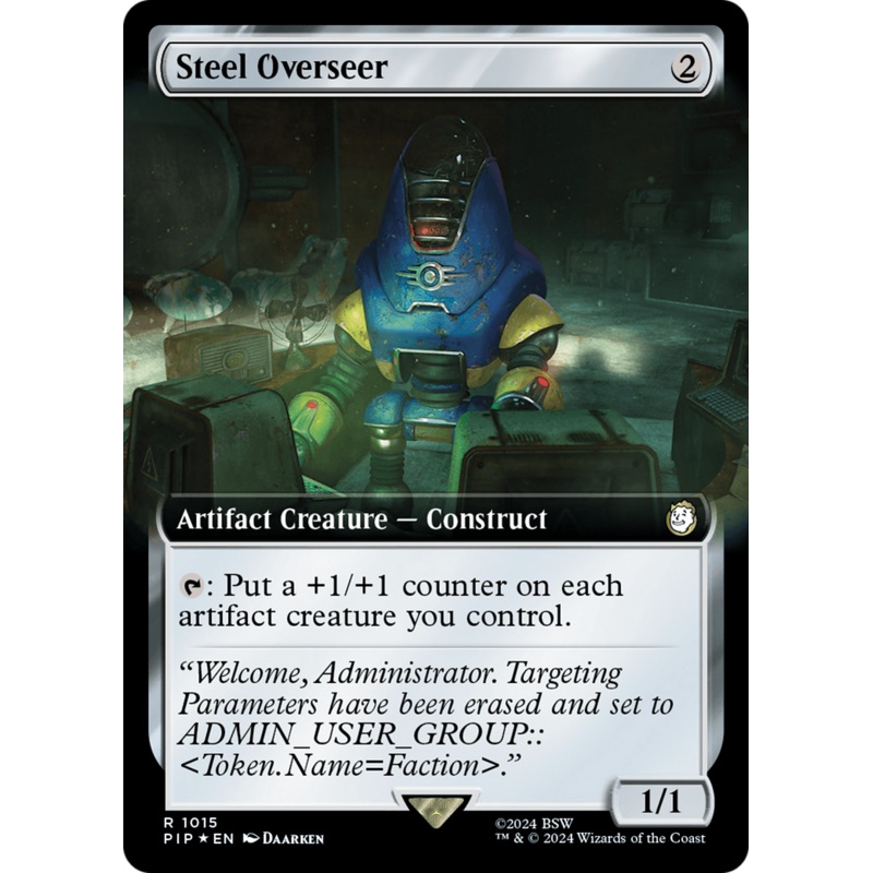 Steel Overseer (Extended Art) (Surge Foil) [Fallout]