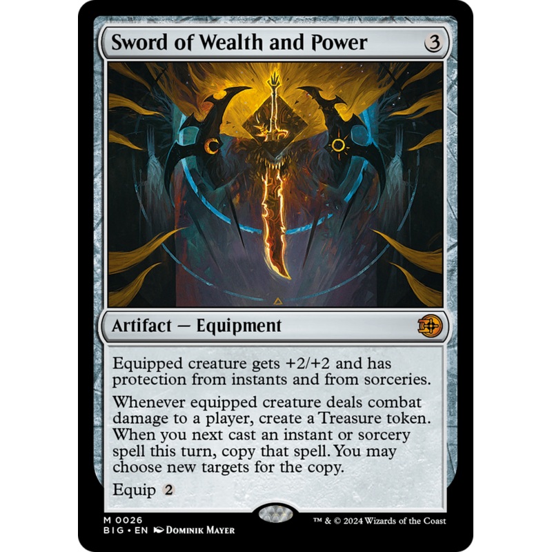 Sword of Wealth and Power [Outlaws of Thunder Junction: The Big Score]