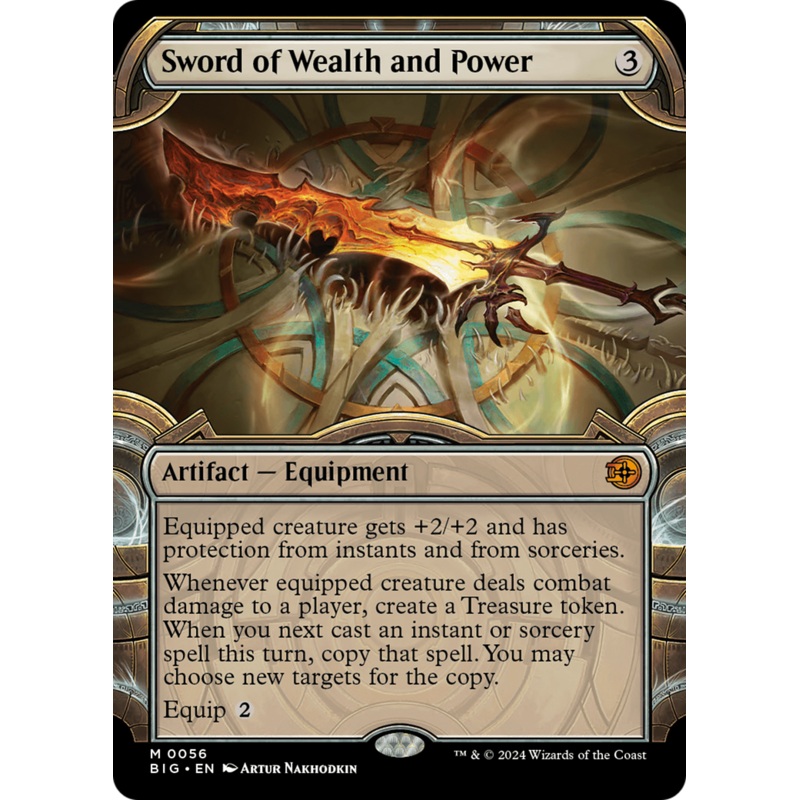 Sword of Wealth and Power (Showcase) [Outlaws of Thunder Junction: The Big Score]