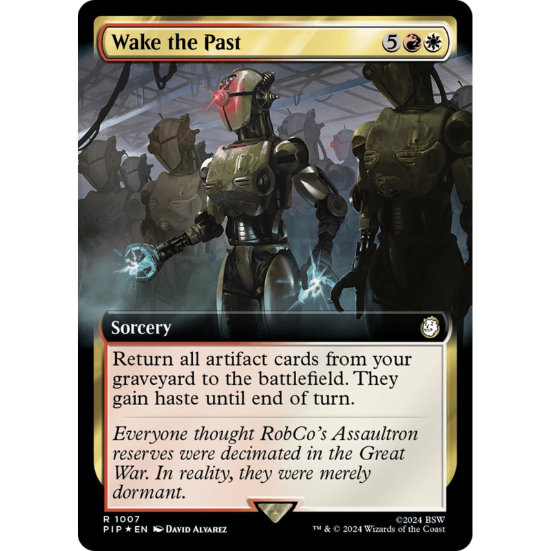 Wake the Past (Extended Art) (Surge Foil) [Fallout]