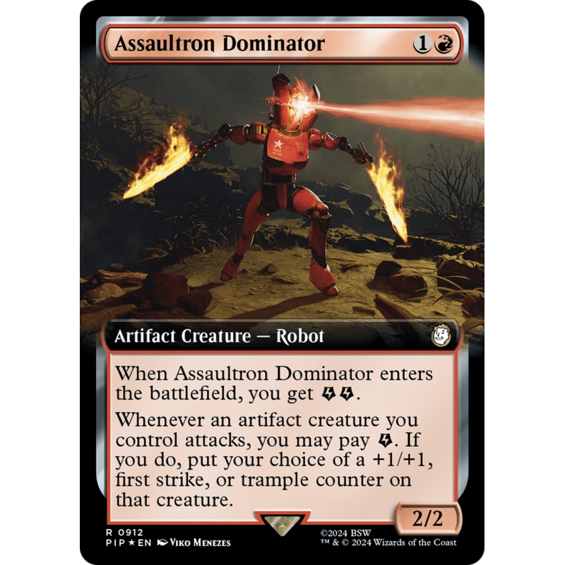Assaultron Dominator (Extended Art) (Surge Foil) [Fallout]