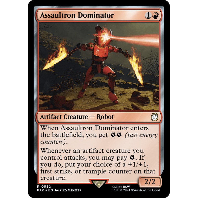 Assaultron Dominator (Surge Foil) [Fallout]
