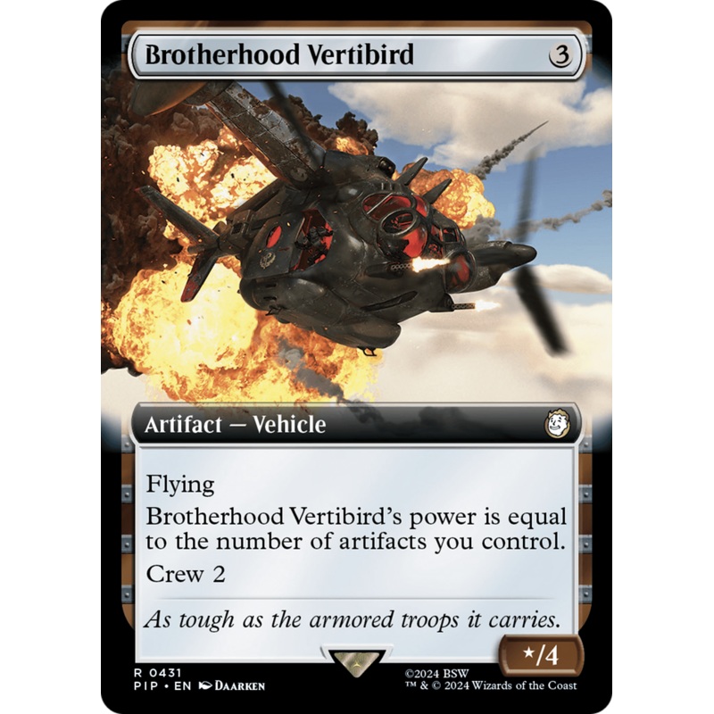 Brotherhood Vertibird (Extended Art) [Fallout]