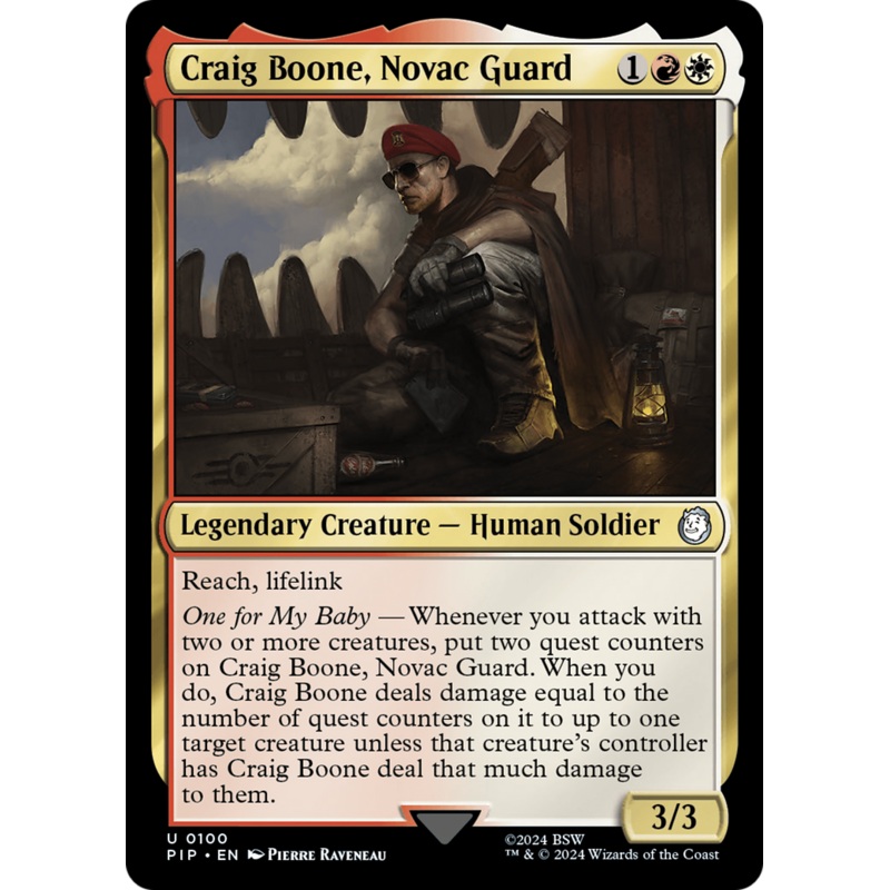Craig Boone, Novac Guard [Fallout]