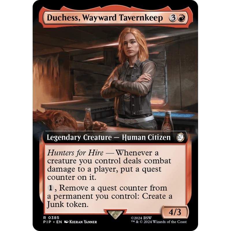 Duchess, Wayward Tavernkeep (Extended Art) [Fallout]