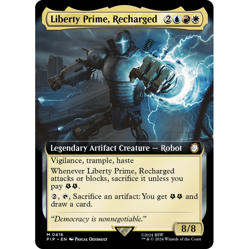 Liberty Prime, Recharged (Extended Art) [Fallout]