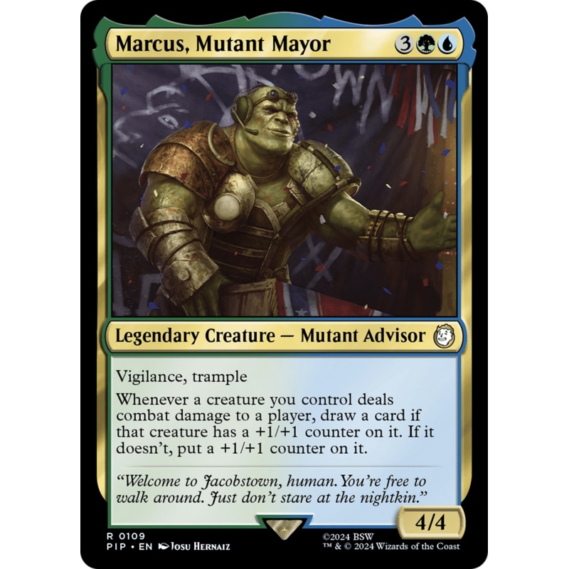 Marcus, Mutant Mayor [Fallout]