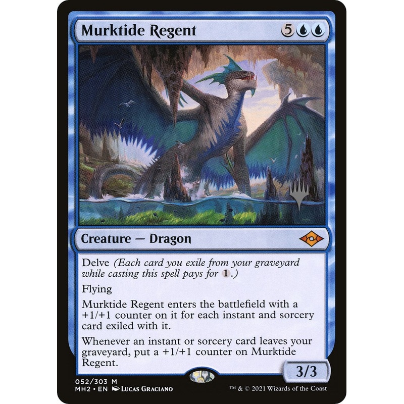 Murktide Regent (Promo Pack) [Murders at Karlov Manor Promos]