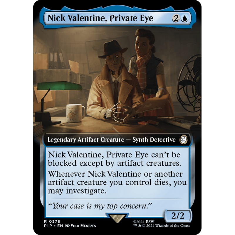 Nick Valentine, Private Eye (Extended Art) [Fallout]
