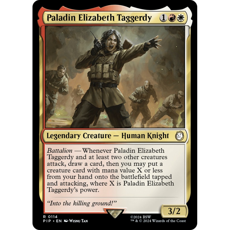 Paladin Elizabeth Taggerdy [Fallout]