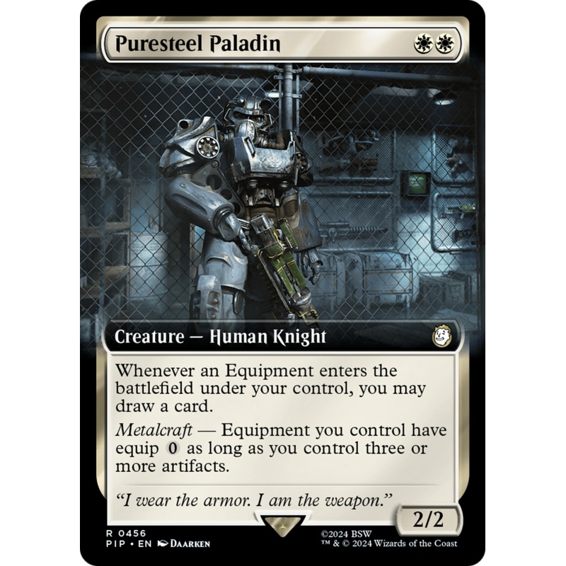 Puresteel Paladin (Extended Art) [Fallout]