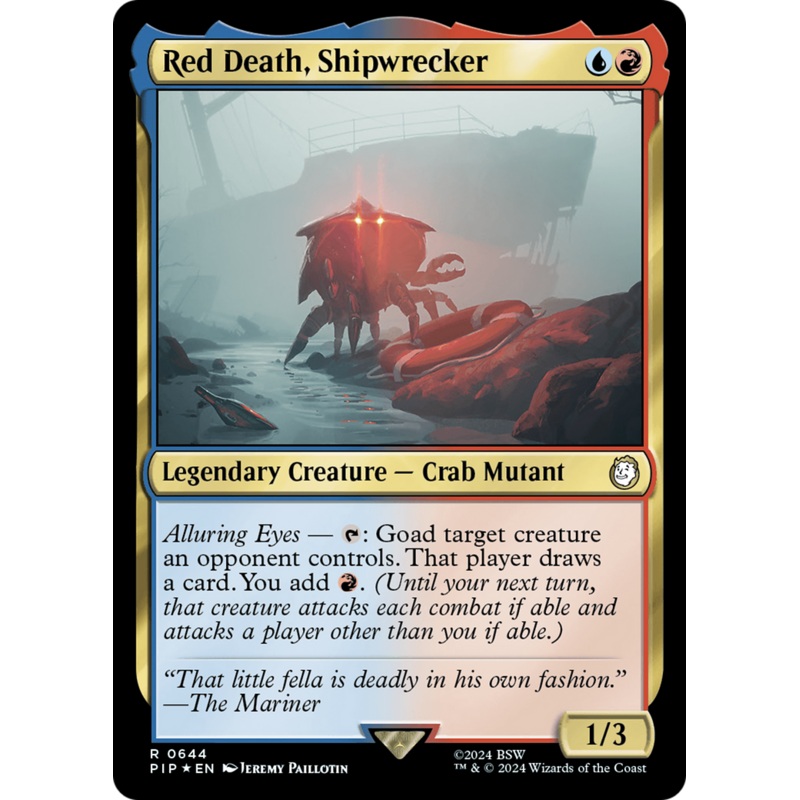 Red Death, Shipwrecker (Surge Foil) [Fallout]