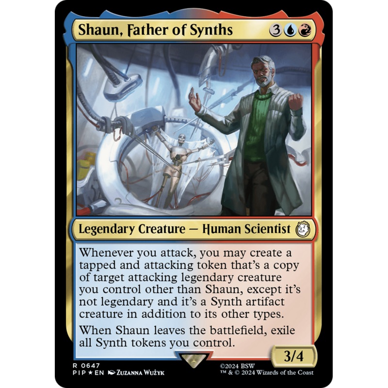 Shaun, Father of Synths (Surge Foil) [Fallout]