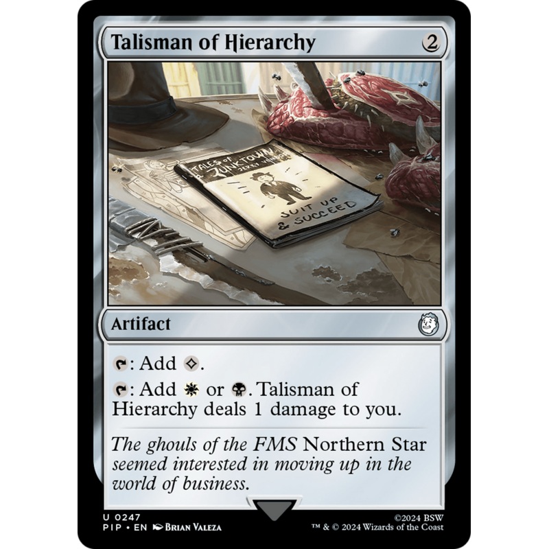 Talisman of Hierarchy [Fallout]