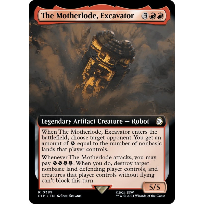 The Motherlode, Excavator (Extended Art) [Fallout]