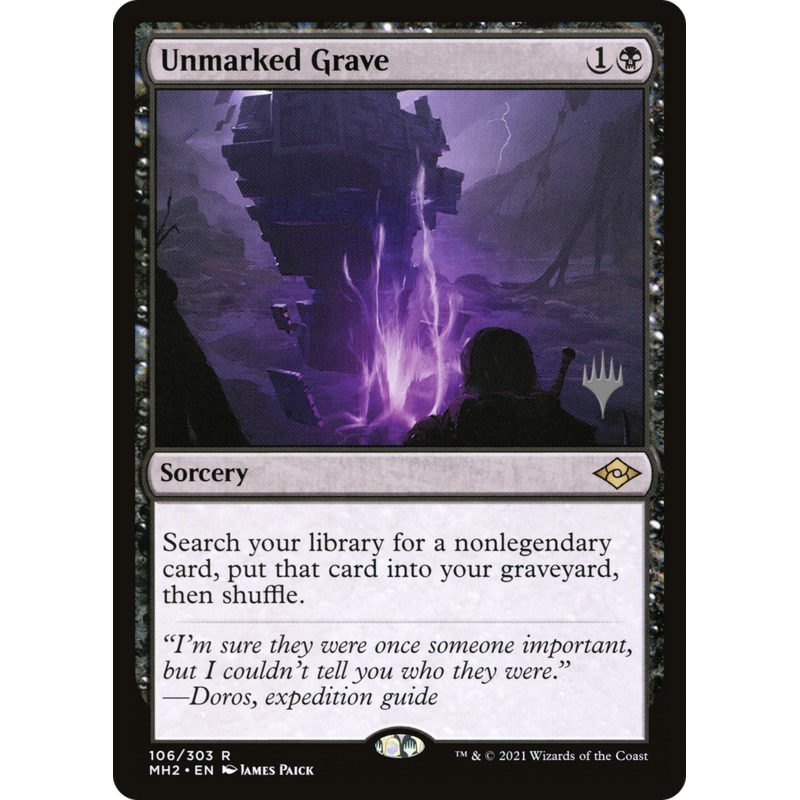 Unmarked Grave (Promo Pack) [Murders at Karlov Manor Promos]