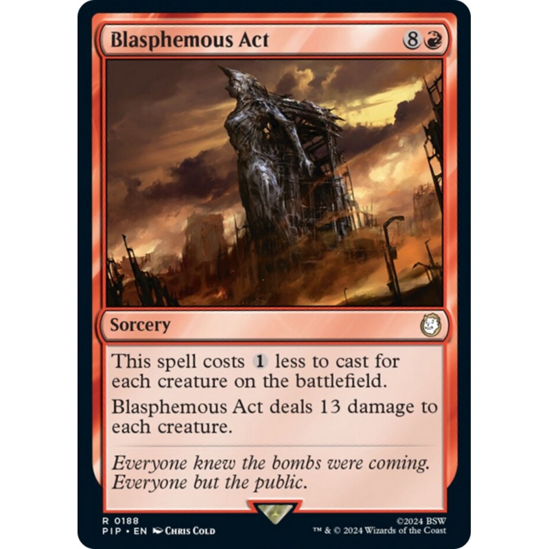 Blasphemous Act [Fallout]