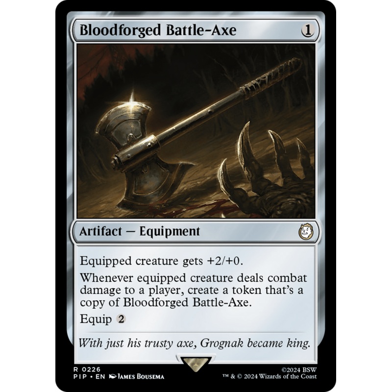 Bloodforged Battle-Axe [Fallout]