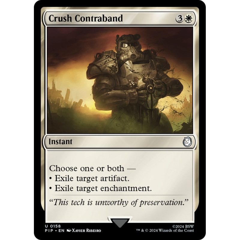 Crush Contraband [Fallout]