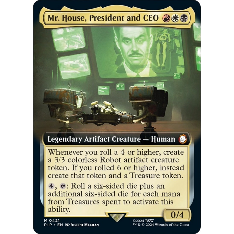 Mr. House, President and CEO (Extended Art) [Fallout]