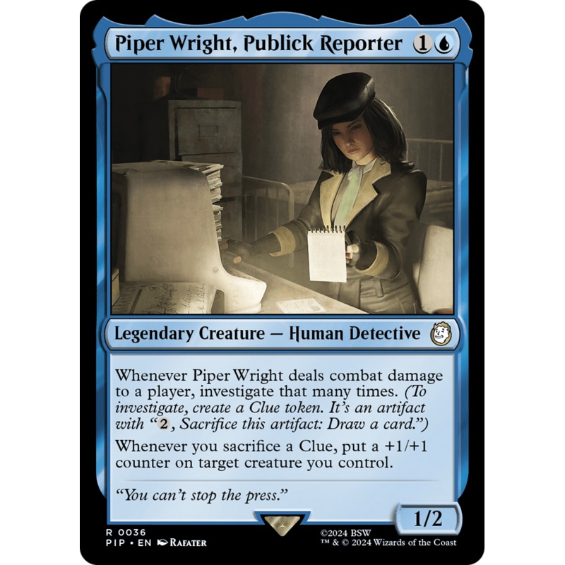 Piper Wright, Publick Reporter [Fallout]