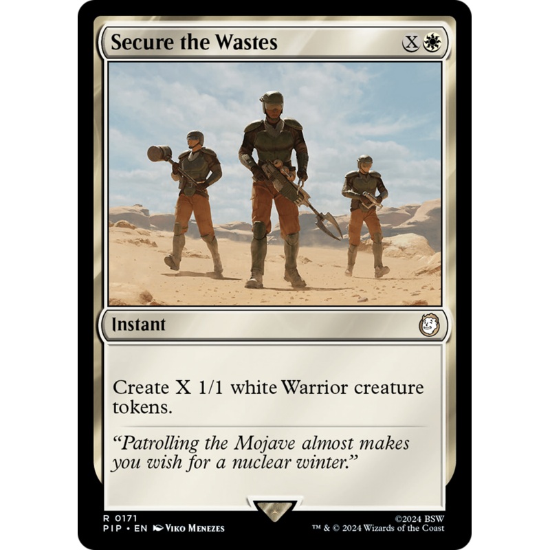 Secure the Wastes [Fallout]