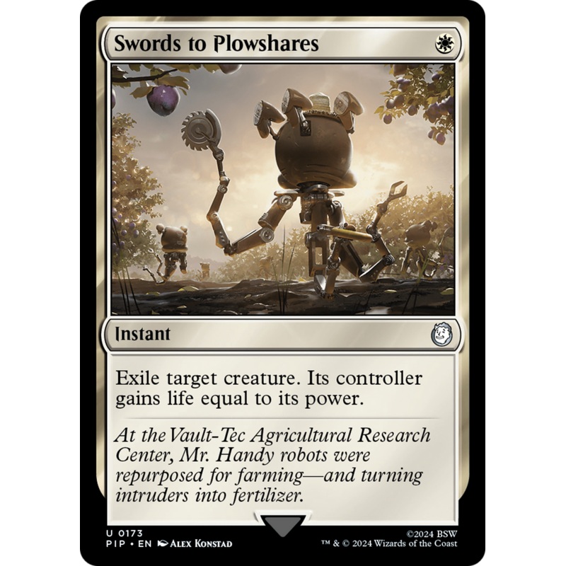 Swords to Plowshares [Fallout]