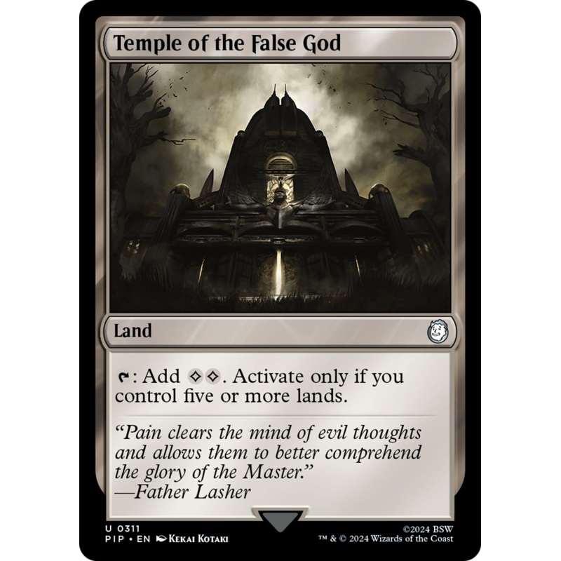 Temple of the False God [Fallout]