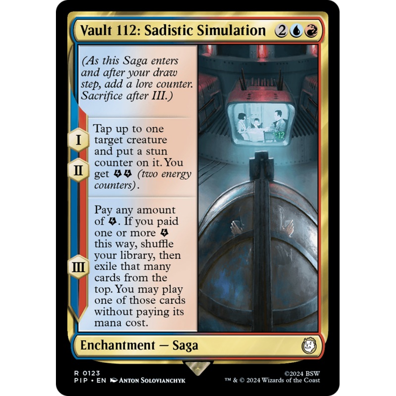 Vault 112: Sadistic Simulation [Fallout]