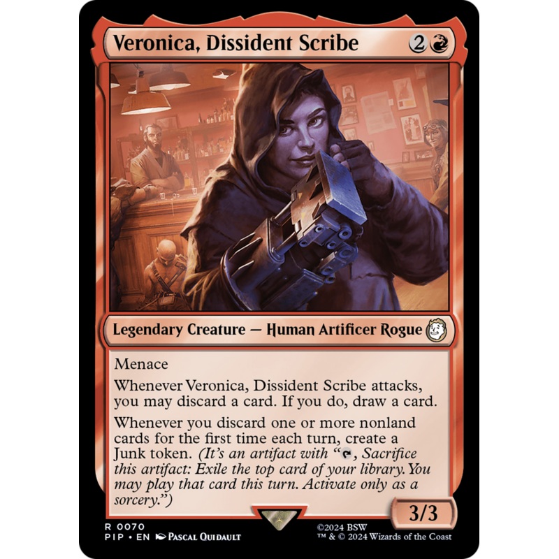 Veronica, Dissident Scribe [Fallout]