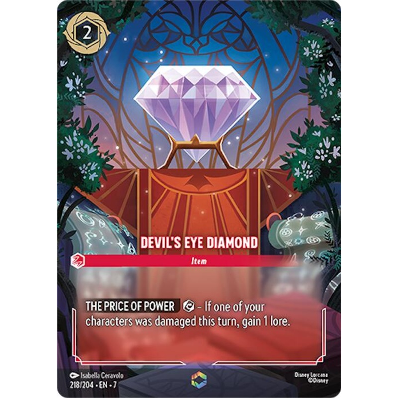 Devil's Eye Diamond (Enchanted) (218/204) [Archazia's Island]