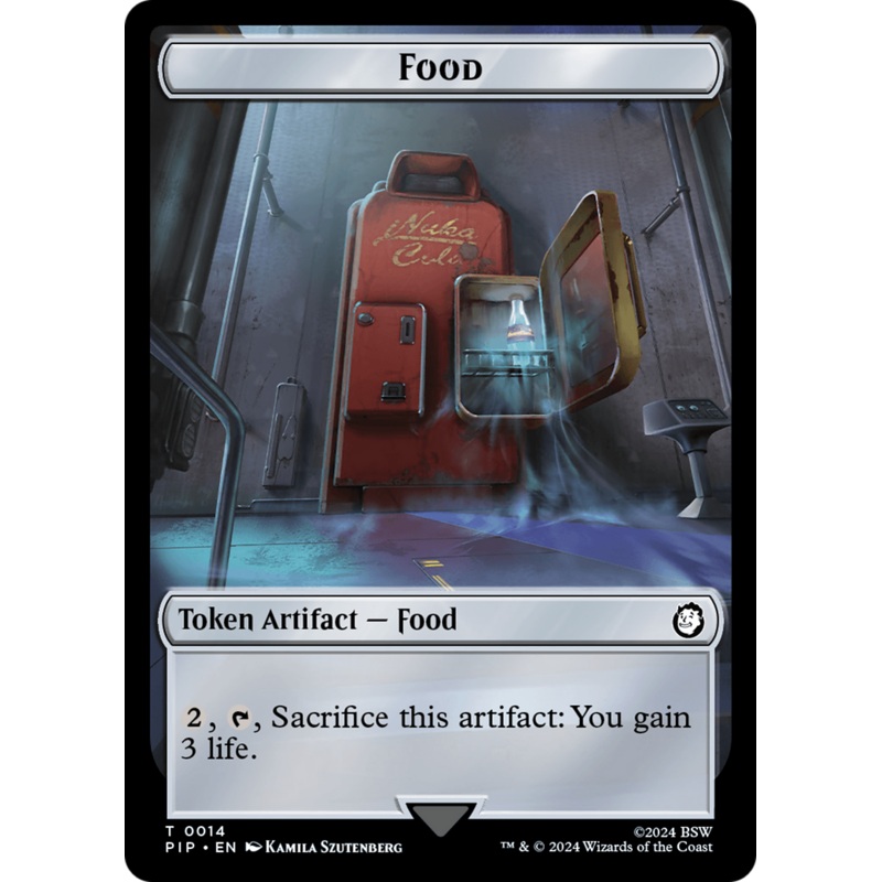 Food (0014) // Alien Double-Sided Token [Fallout Tokens]