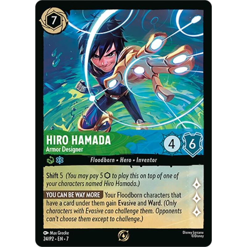 Hiro Hamada - Armor Designer (Store Championship) (Participant) (24) [Promo Cards]