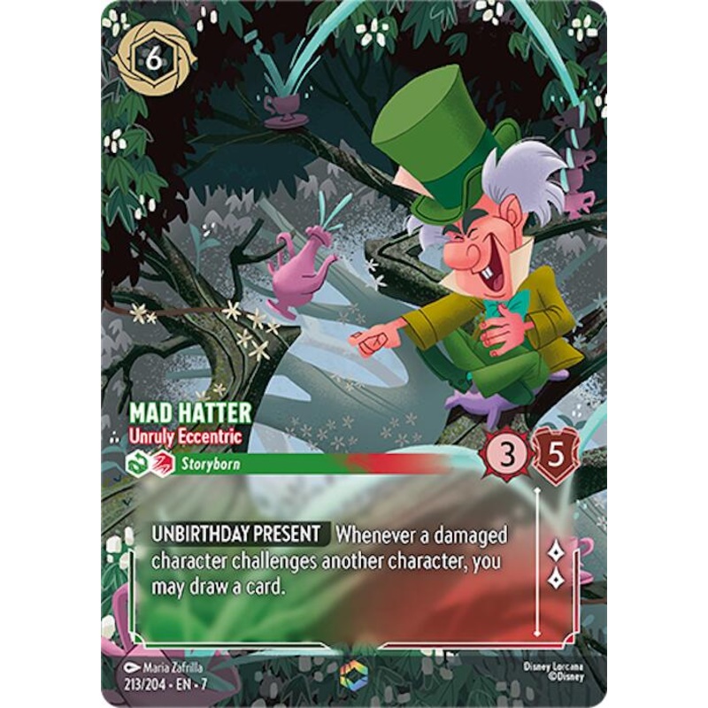Mad Hatter - Unruly Eccentric (Enchanted) (213/204) [Archazia's Island]