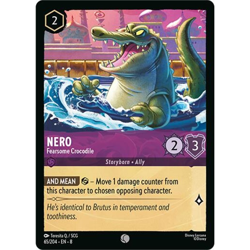 Nero - Fearsome Crocodile (65/204) [Reign of Jafar]