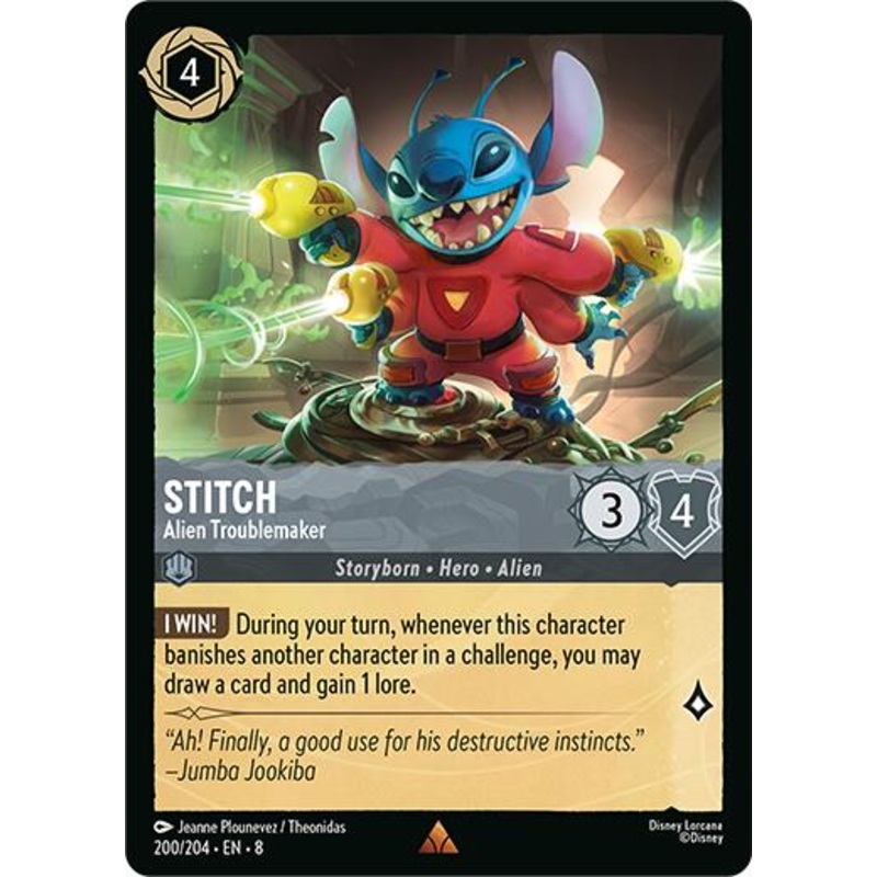 Stitch - Alien Troublemaker (200/204) [Reign of Jafar]