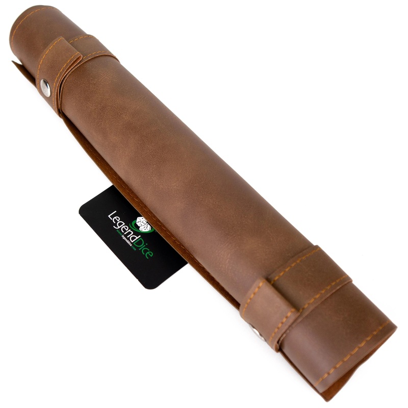 Tube Dice Roll Mat - Tan - Legend Dice