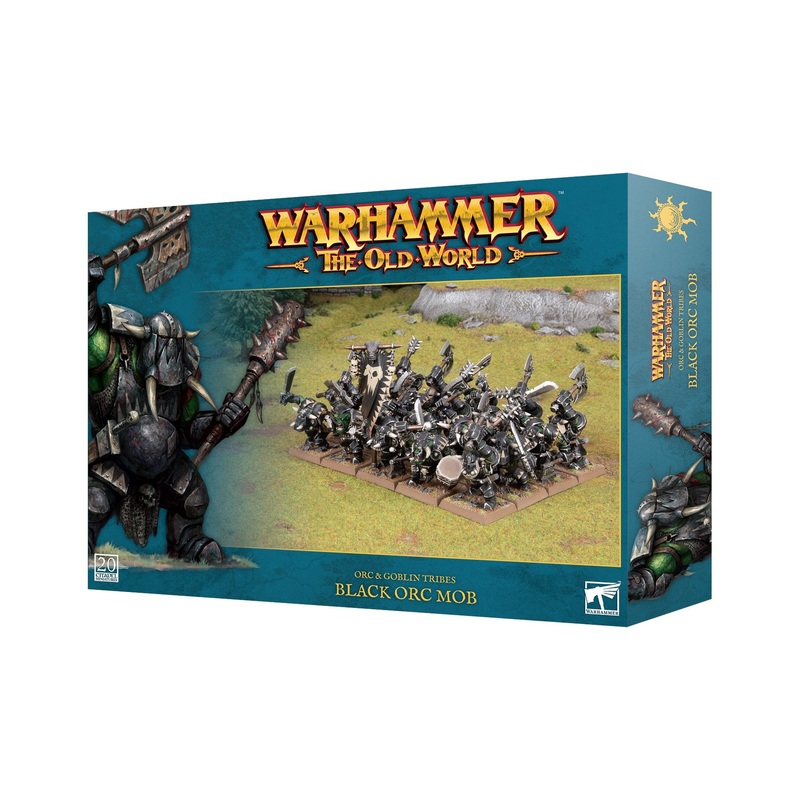 WARHAMMER: THE OLD WORLD - ORC & GOBLIN TRIBES - BLACK ORC MOB