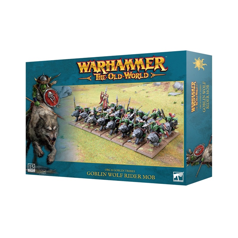 WARHAMMER: THE OLD WORLD - ORC & GOBLIN TRIBES - GOBLIN WOLF RIDER MOB