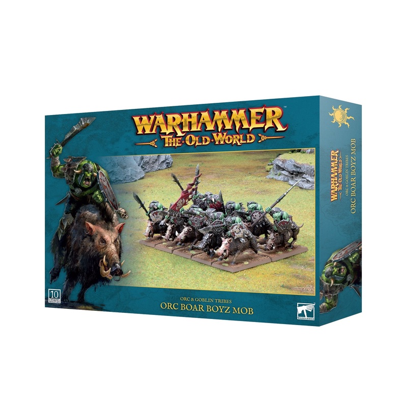 WARHAMMER: THE OLD WORLD - ORC & GOBLIN TRIBES - ORC BOAR BOYZ MOB