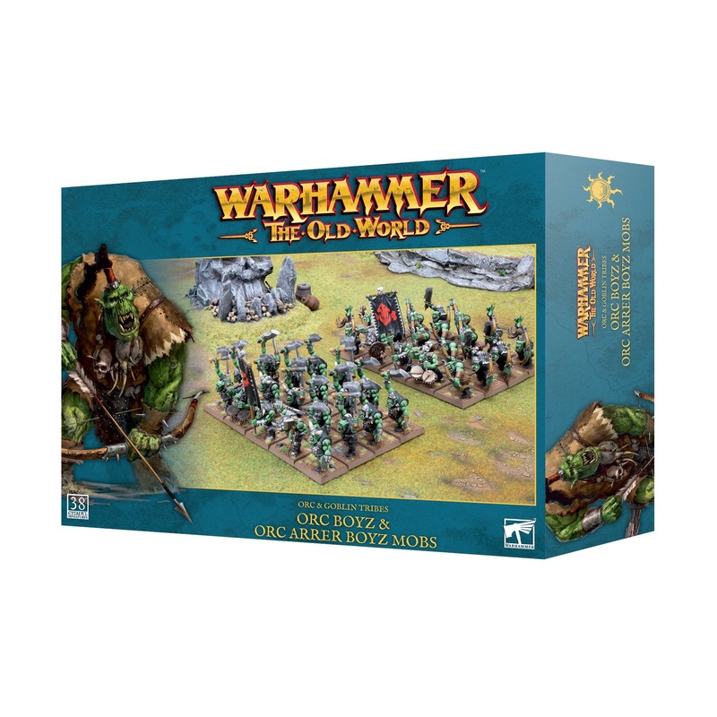 WARHAMMER: THE OLD WORLD - ORC & GOBLIN TRIBES - ORC BOYZ & ORC ARRER BOYZ MOBS