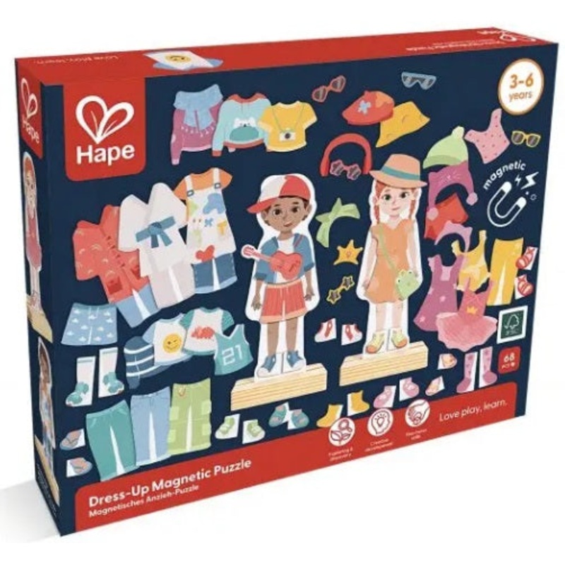 Dress Up Magnetic Wooden Puzzle